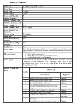 iktisadi d&uuml;ş&uuml;nce tarihi