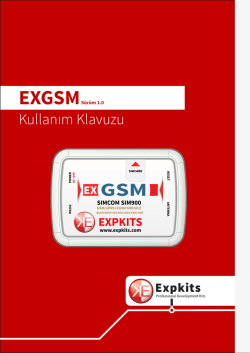 EXGSM Modem Kullanım Klavuzu