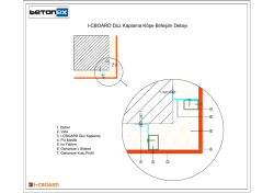 I-CBOARD D&uuml;z Kaplama K&ouml;şe Birleşim Detayı