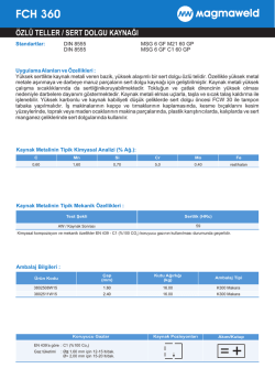 FCH 360 - Oerlikon Kaynak