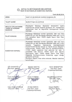G&uuml;ndemin 35.Maddesi - Antalya Belediyesi
