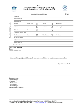 Forum i&ccedil;in tıklayınız - Necmettin Erbakan &Uuml;niversitesi