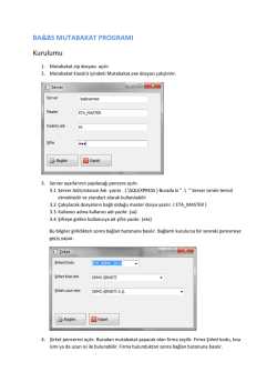 Kurulum... - Horizon Yazilim