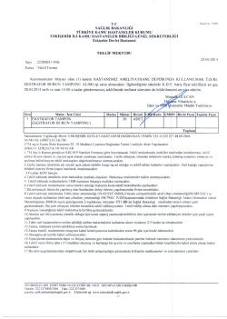 T.C SAĞLIK BAKANLIĞI T&Uuml;RKİYE KAMU HASTANELER KURUMU