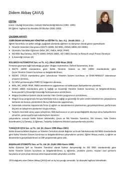 Didem A. Çavuş - Cebir Akademi