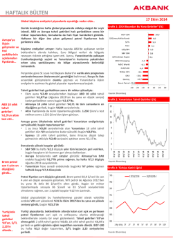 haftalık b&uuml;lten - Akbank Yatırımcı