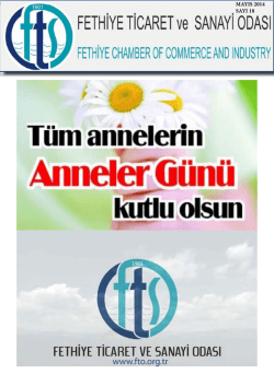 Sayı- 18 - Fethiye Ticaret ve Sanayi Odası