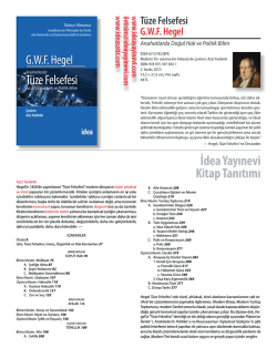 İdea Yayınevi Kitap Tanıtımı