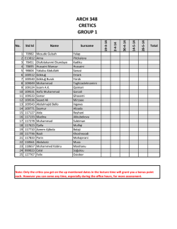 arch 348 cretıcs group 1