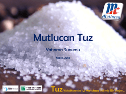 Mutlucan Tuz
