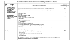 Hizmet Standartları