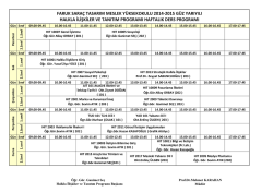 hıt 2014-2015 g&uuml;z ders programı son