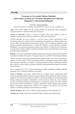 Lamiaceae - Biyoloji Kongreleri