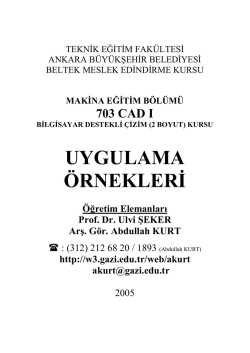 Teknik Resim Uygulamalar