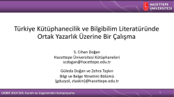 ppt - Hacettepe &Uuml;niversitesi Bilgi ve Belge Y&ouml;netimi B&ouml;l&uuml;m&uuml;