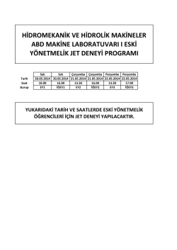 hidromekanik ve hidrolik makineler abd makine laboratuvarı ı eski
