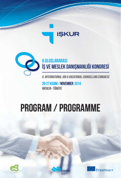 Kongre Programı Yayınlanmıştır. İndirmek i&ccedil;in Tıklayın