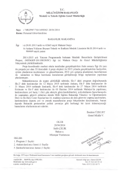 T.C. MİLL&Icirc; EĞİTİM BAKANLIĞI Meslek&icirc; ve Teknik Eğitim