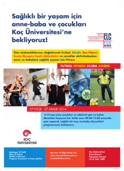 ll&szlig; - Ko&ccedil; University ELC for Kids
