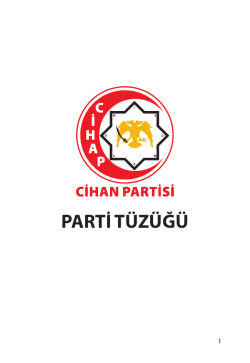 PARTİ T&Uuml;Z&Uuml;Ğ&Uuml; - cihanpartisi.org.tr