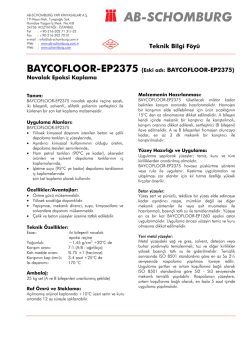 BAYCOFLOOR-EP2375 (Eski adı: BAYCOFLOOR - ab