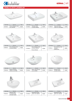 MOBİLYA &Uuml;ST&Uuml; LAVABOLAR