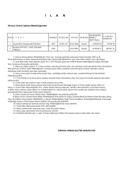 Ġ L     A     N - Orman Genel M&uuml;d&uuml;rl&uuml;ğ&uuml;