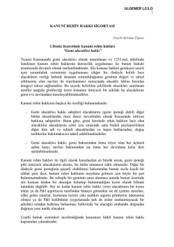 06.Kanuni Rehin Hakkı Sigortası