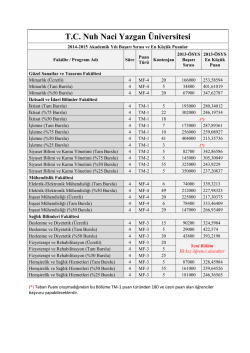 T.C. Nuh Naci Yazgan &Uuml;niversitesi