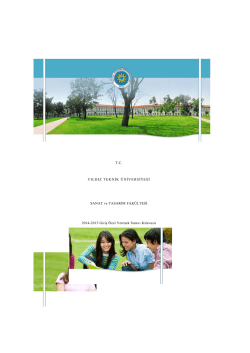 TC YILDIZ TEKNİK &Uuml;NİVERSİTESİ SANAT ve TASARIM FAK&Uuml;LTESİ