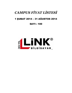 CAMPUS FİYAT LİSTESİ