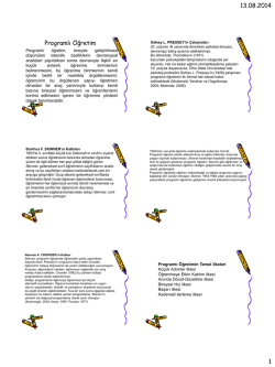 10.Programlı &Ouml;ğrenme