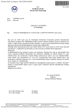 B&uuml;y&uuml;kşehir sınırları ve harcırah yeni durum