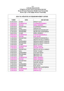T.C. SAĞLIK BAKANLIĞI T&Uuml;RKİYE KAMU HASTANELERİ KURUMU