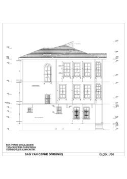 SAĞ YAN CEPHE G&Ouml;R&Uuml;N&Uuml;Ş &Ouml;L&Ccedil;EK:1/50