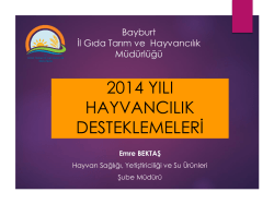 hayvancılık desteklemeleri sunusu i&ccedil;in tıklayınız