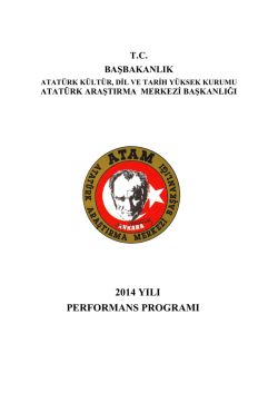 atam 2014 performans programı