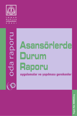 oda raporu - Makina M&uuml;hendisleri Odası