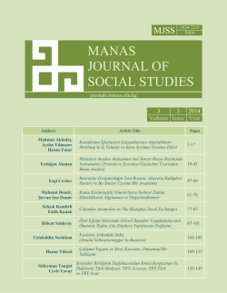 Cover Page - Scientific Publication Office