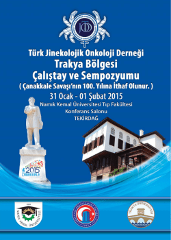 Untitled - Jinekolojik Onkoloji Derneği