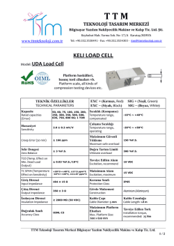 KELI UDA LOAD CELL (Y&uuml;k H&uuml;cresi)