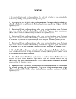 exercıses - CENG111
