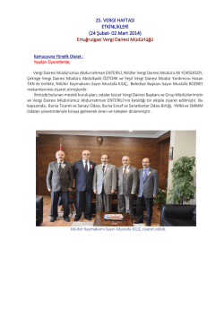 Ertuğrulgazi Vergi Dairesi M&uuml;d&uuml;rl&uuml;ğ&uuml;