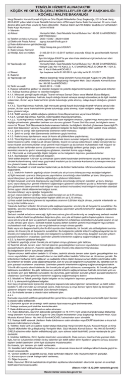 Maliye Bakanlığı - &Ouml;zg&uuml;r Kocaeli Gazetesi