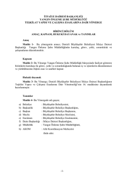 İtfaiye Dairesi Başkanlığı Yangın &Ouml;nleme Şube
