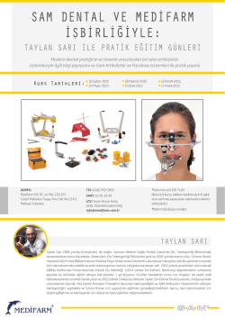 Taylan Sarı ile SAM Artikülatör ve Facebow sistemleri