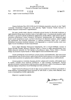 7 Şubat 2015 tarihli ve 29260 sayılı Resmi Gazete`de yayımlanmıştır.