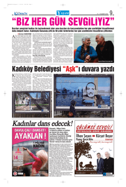 Kadık&ouml;y Belediyesi &ldquo;Aşk&rdquo;ı duvara yazdı