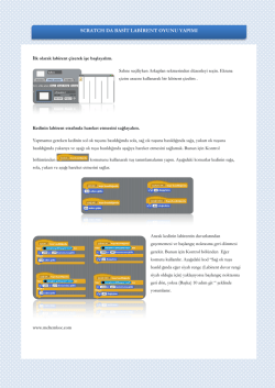 scratch da basit labirent oyunu yapımı