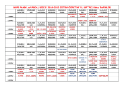 nuri pakdil anadolu lisesi 2014-2015 eğitim &ouml;ğretim yılı ortak sınav